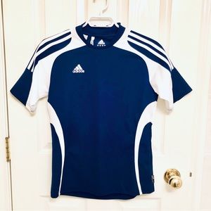 Women’s Adidas Shirt Navy Blue Jersey